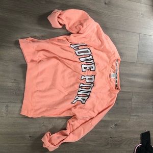 victoria secret’s pink sweatshirt